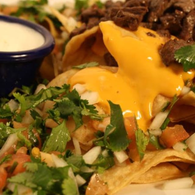 Nachos with Meat.
