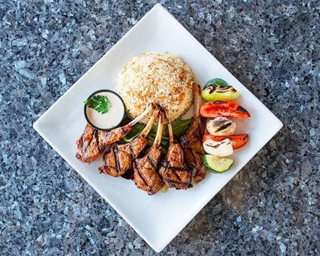 Lamb Chops Entrée.