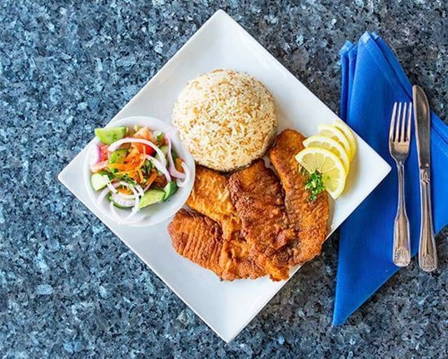 Tilapia Filet Entrée.