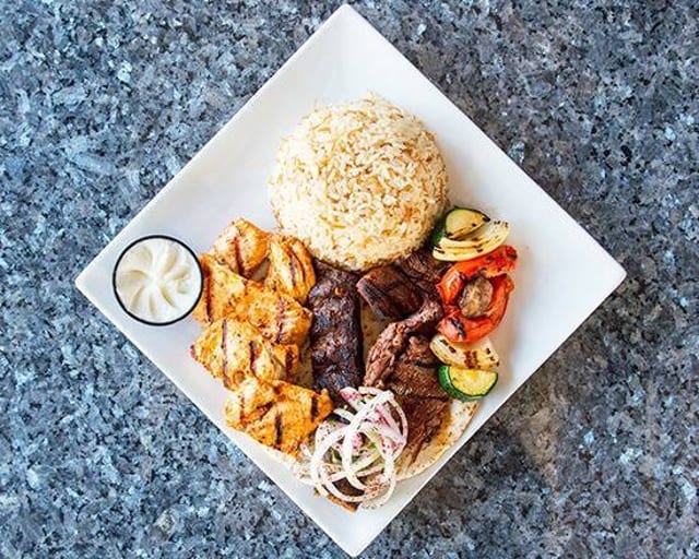 Sky Mixed Grill Entrée.